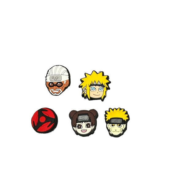 5pc Naruto Croc Charms - Picture 2 of 3